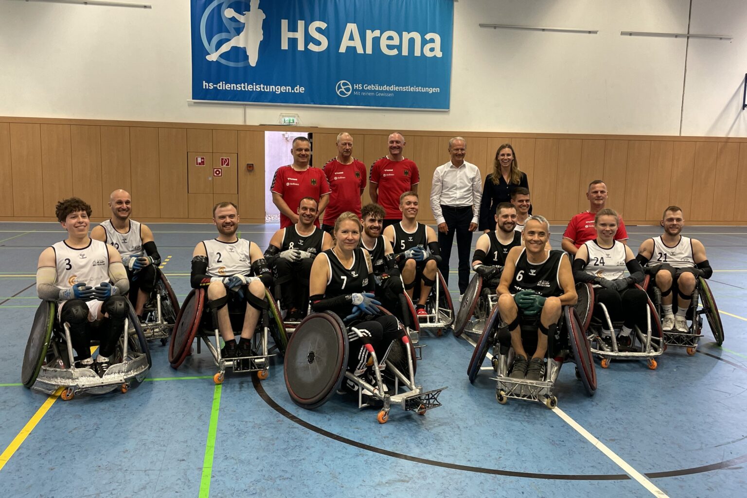 Besuch bei der Rollstuhlrugby-Nationalmannschaft