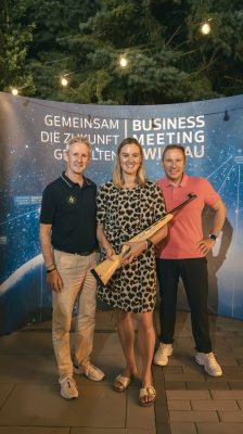 Sommer Biathlon BusinessMeeting Denise Herrmann-Wick & Jens Weißflog